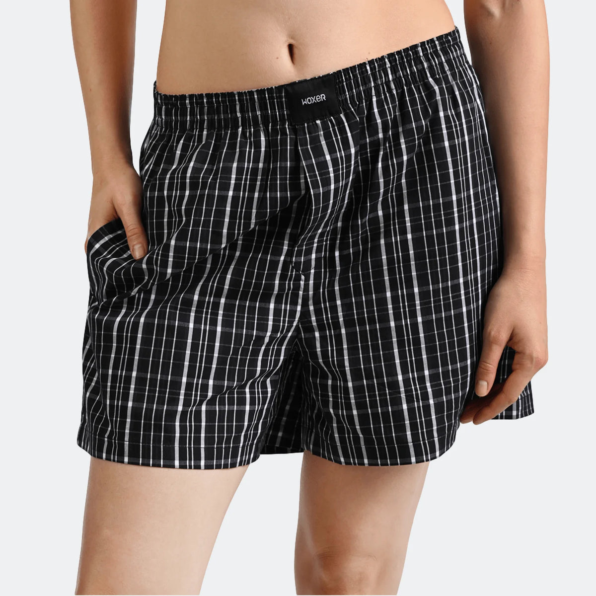Boxer Shorts Coal Plaid
