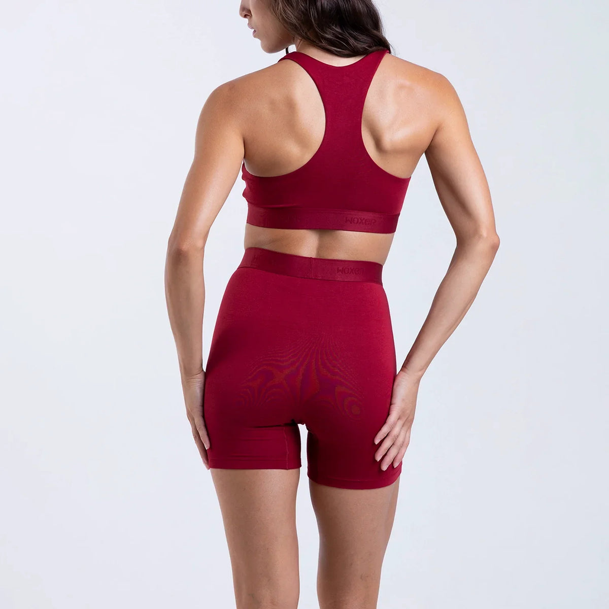 Baller High Waisted Rhubarb