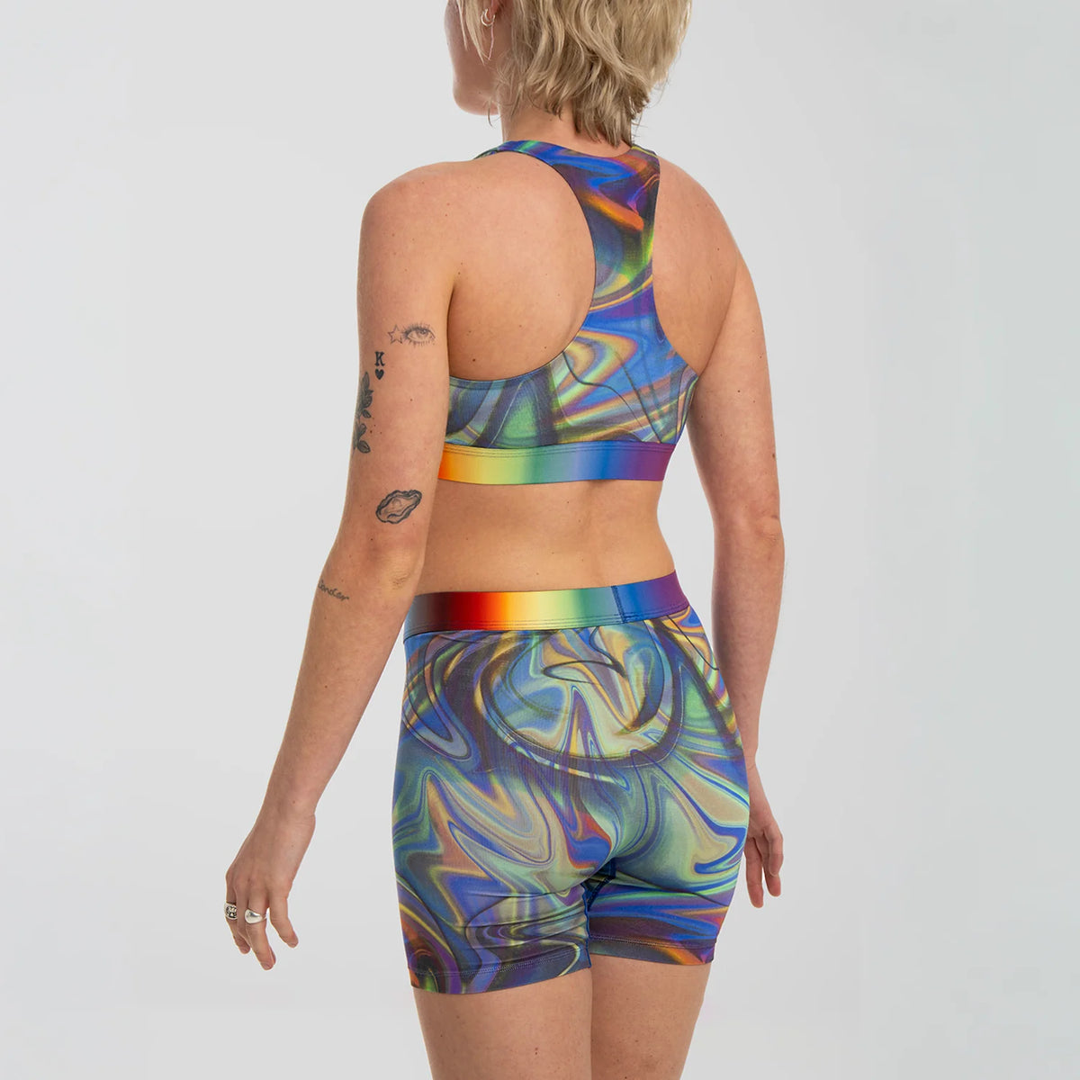 Baller High Waisted Pride Wave
