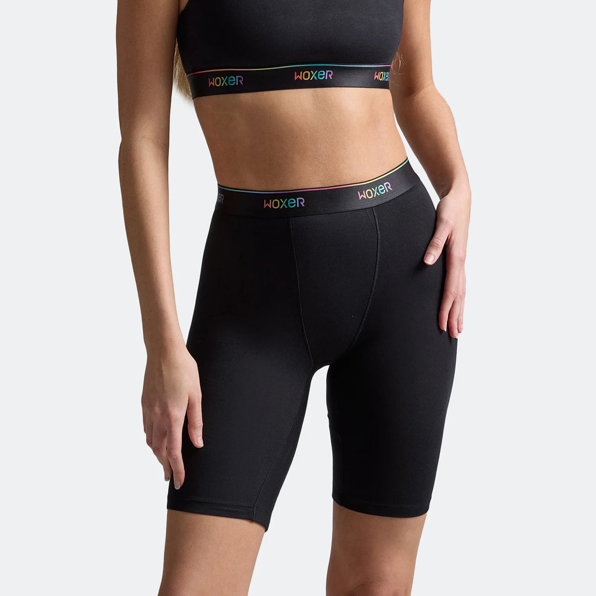 Biker High Waisted Pride Black 5-Pack