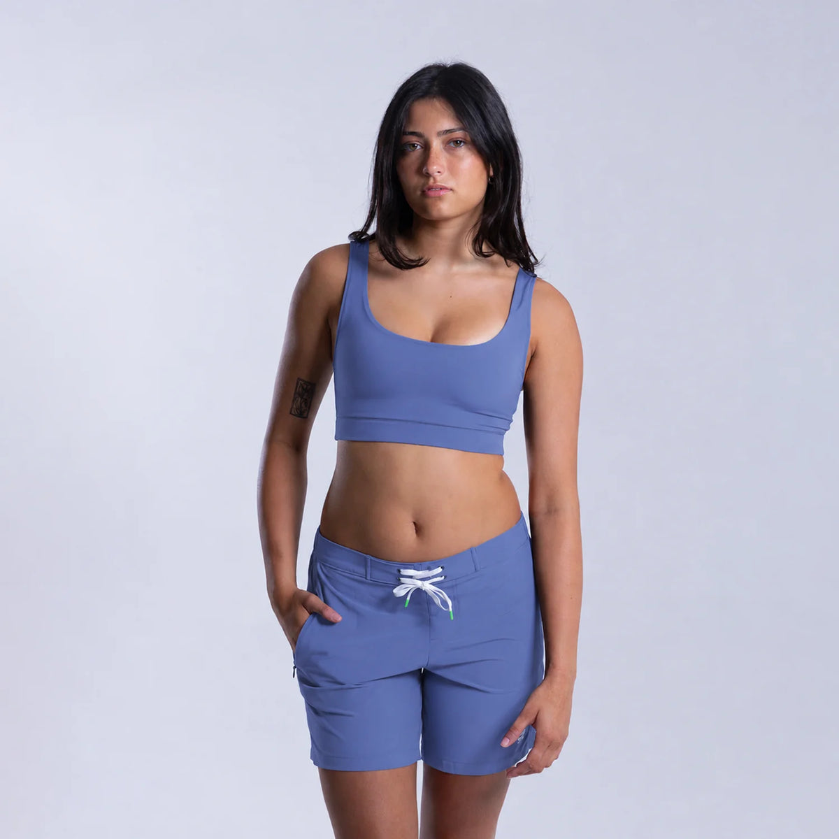 Swim Set Trunk Boss Steel Blue